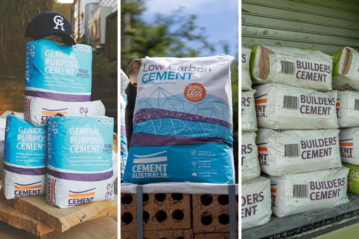 GP, Low Carbon and Builders Cement: Which one for which project?