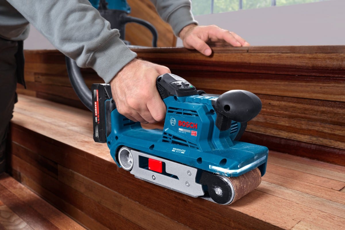 Bosch PRO GBS18V-75 Belt Sander: Specs & carpenter review